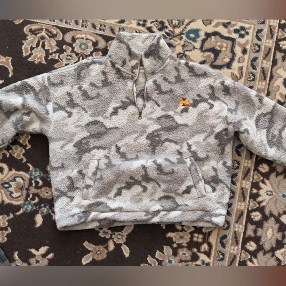 Stylish Camouflage Teddy Jacket